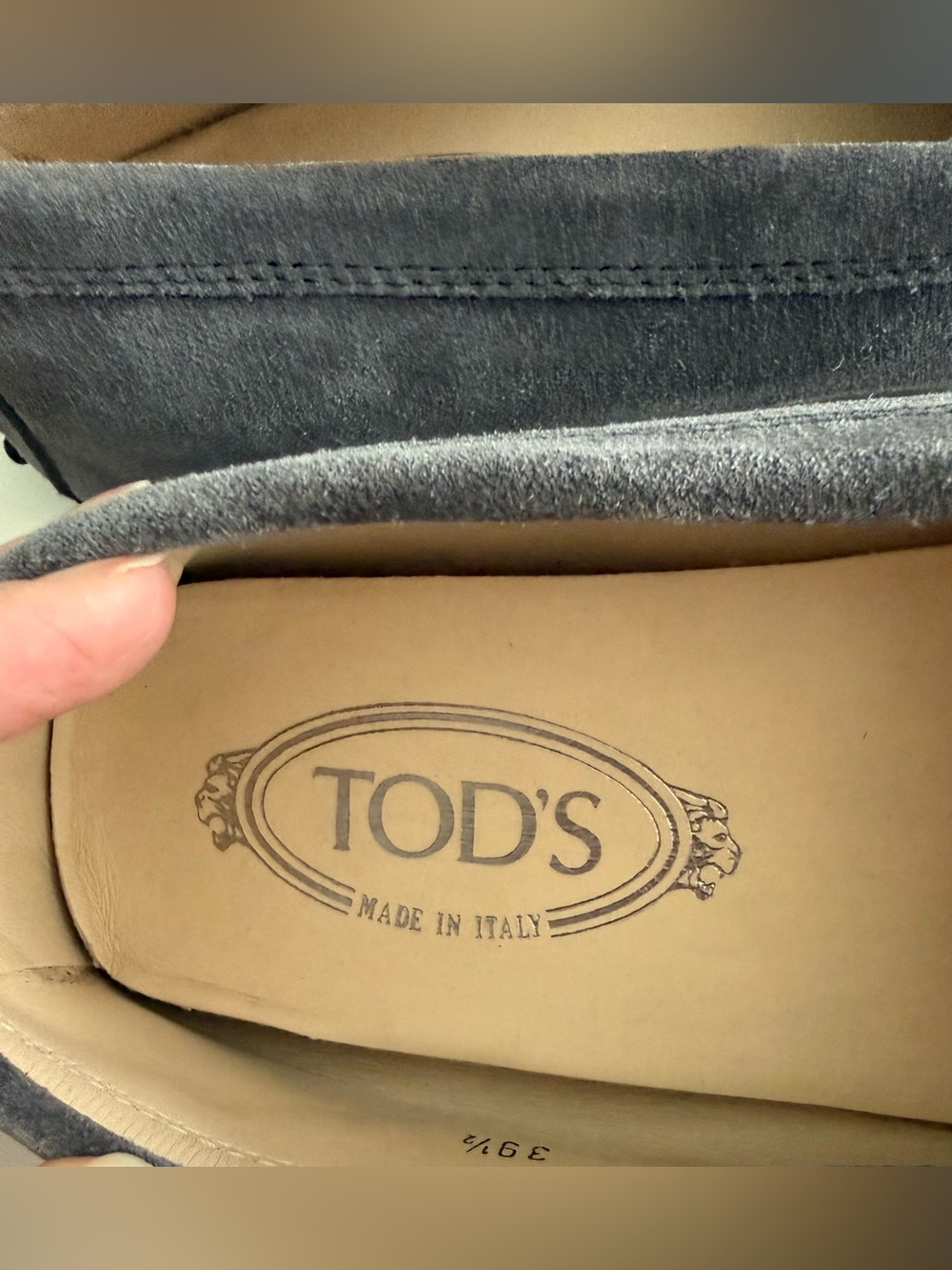 TODS Gommino suede loafers Size 39.5 - Picture 9 of 9